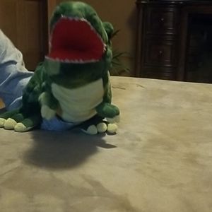 Trex hand puppet